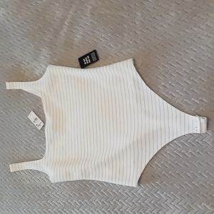 NWT Express striped tank bodysuit size medium.